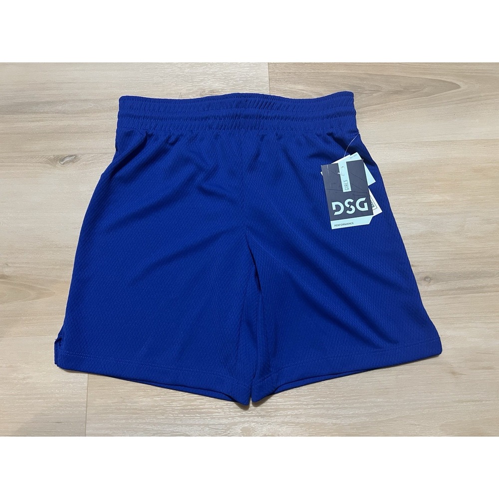 NWT‎ Girls DSG Basketball Shorts Royal Blue Size Small Youth Kids Unisex